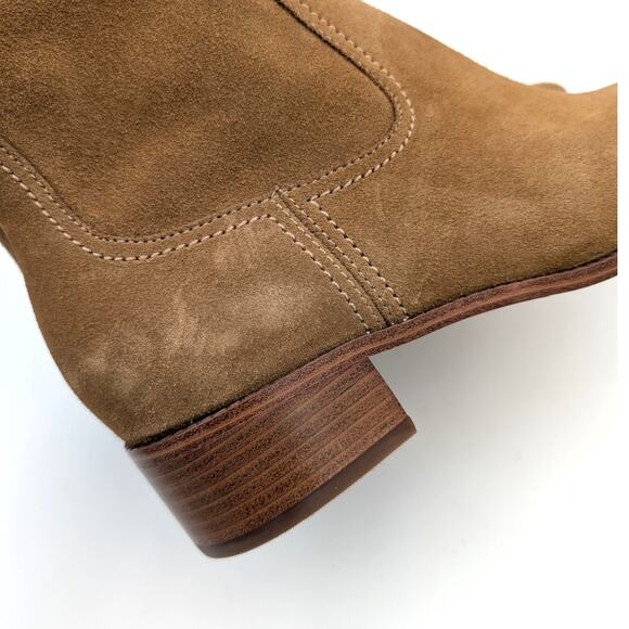 Cole Haan Naia Pointed Toe Block Heel Booties Women's Brown Size US7B - Picture 7 of 13